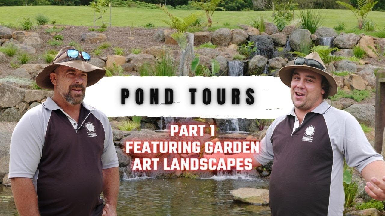 Gorgeous Maleny Dam Transformation - Pond Tour Featuring Garden Art Landscapes Part 1