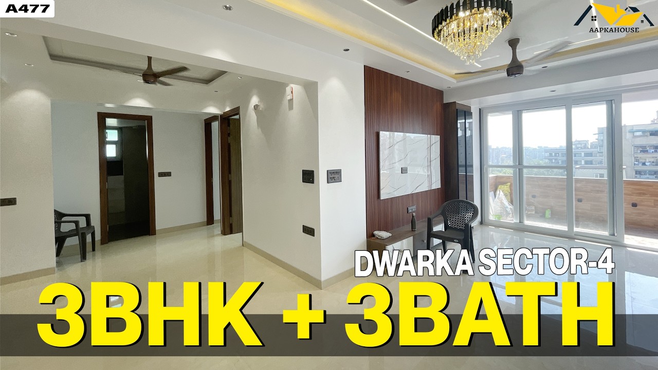 Ye 3BHK Flat Dwarka Sector 4 me Itna Beautiful Kaise? Full Home Tour