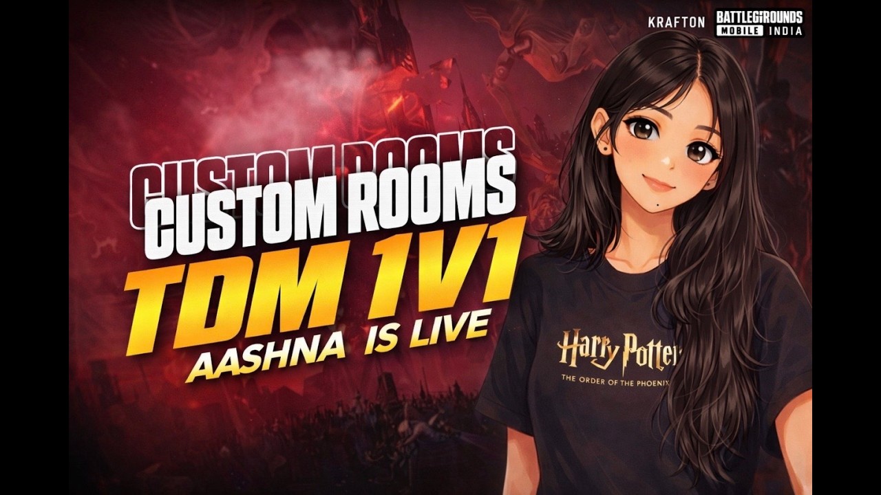 🔴 1v1 TDM room & Classic with teamcodes🌸|  #bgmi #pubgm #girlgamer  #shortslive #1v1