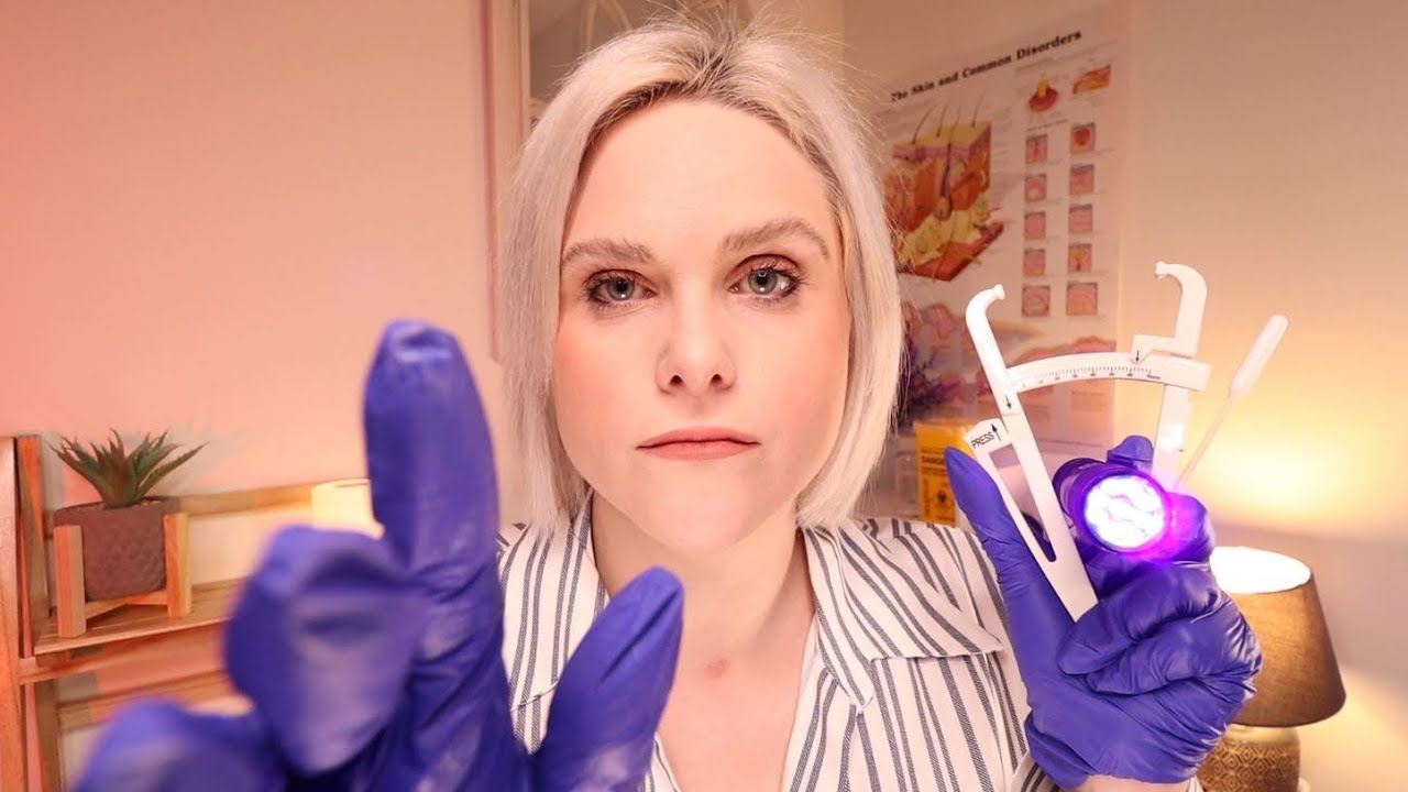 An In-Depth ASMR Dermatologist Exam & Medical Check Up: Personal Attention