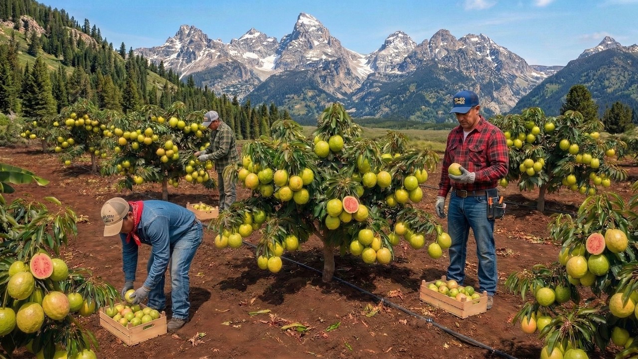 Cultivamos las mejores guayabas del mundo en las altas montañas de Estados Unidos | ¡Qué sorpresa!