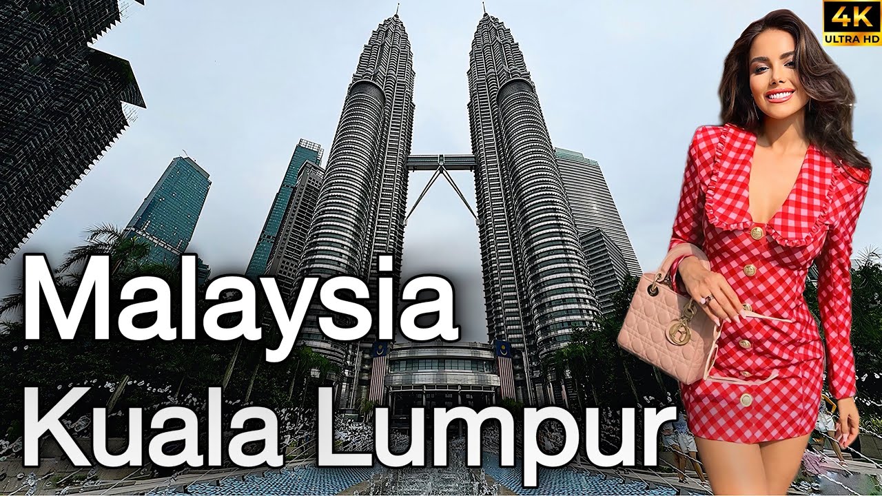 Malaysia Kuala Lumpur 🇲🇾 KLCC Petronas Twin Towers Park, Suria KLCC [ 4K ] Walking Tour