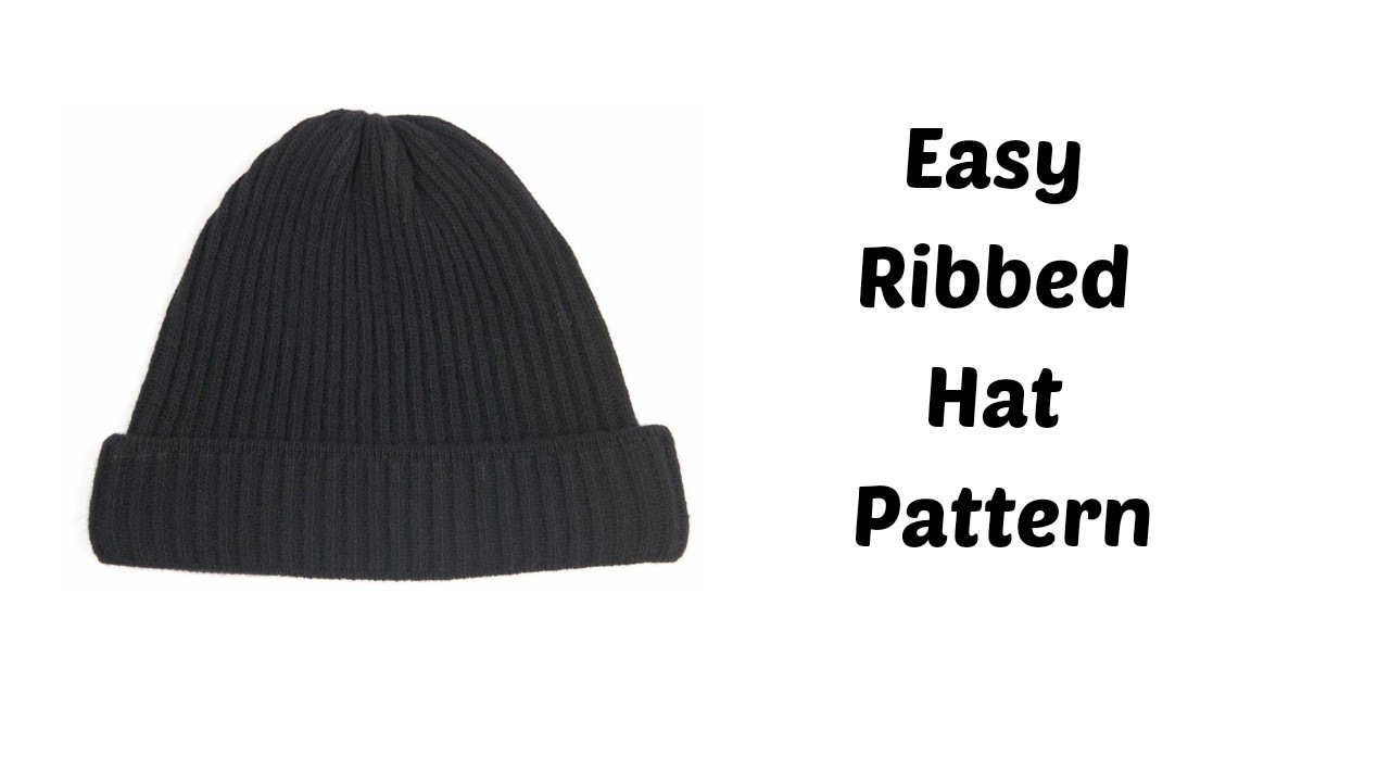 Basic Knit Fit Hat with Circular Needles For Men | Knitting Tutorial for Beginners