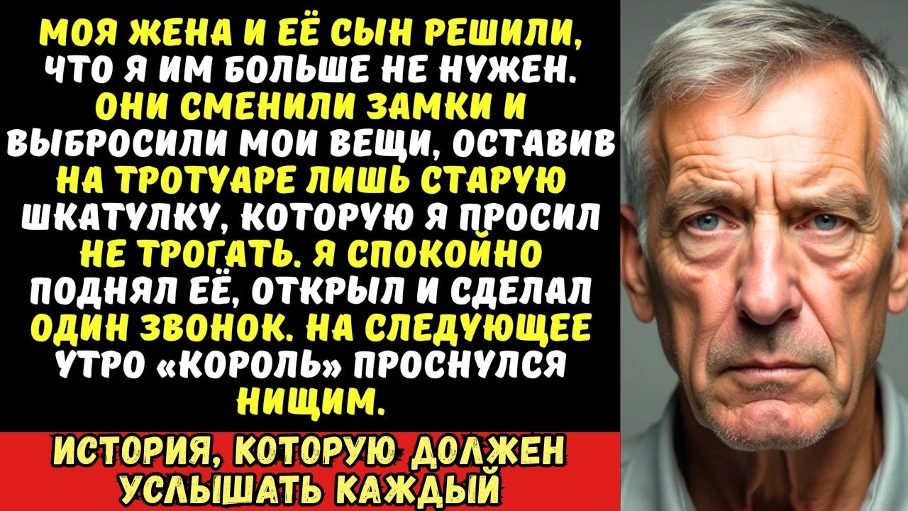 «Ты неудачник, а муж моей мамы — король!» — крикнул пасынок, выкидывая мои вещи на улицу.