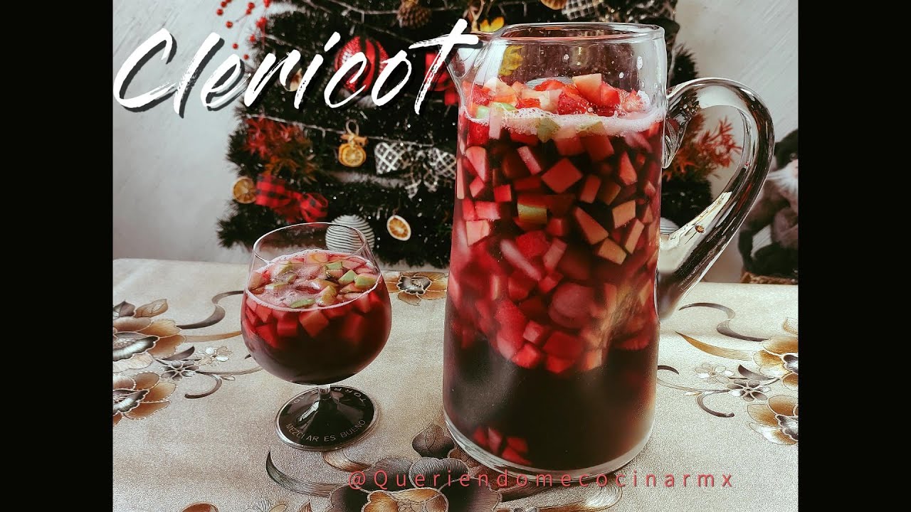Cómo Preparar CLERICOT | Bebida deliciosa con FRUTA y VINO TINTO | @Queriendomecocinarmx #foryou