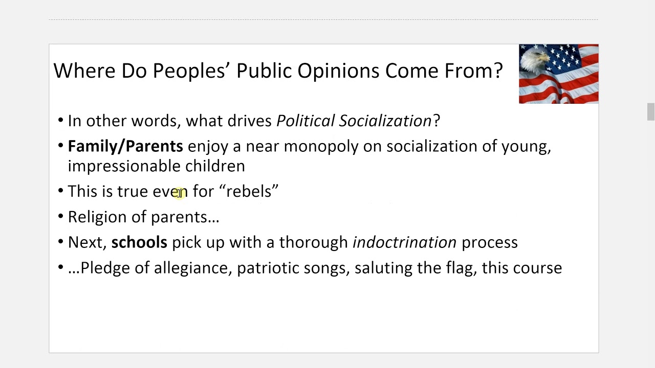 AP Government Chapter 7-Public Opinion