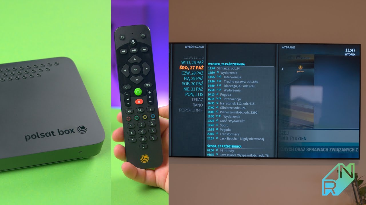 Dekoder polsat box 4K - funkcja DUO oraz pilot na bluetooth | Robert Nawrowski