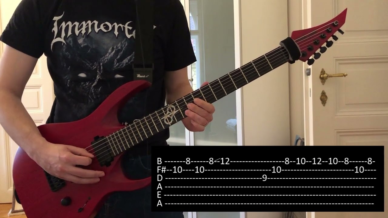 Asking Alexandria - Alone In A Room (Guitar Cover + Tabs)