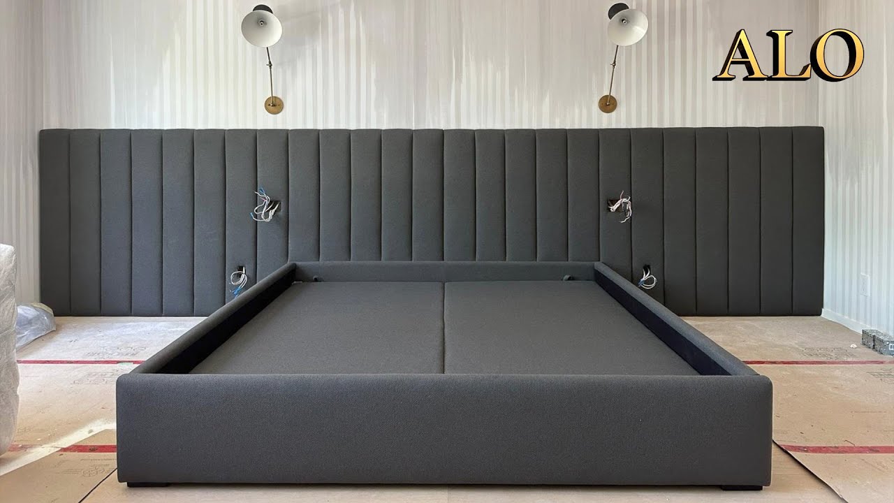 HOW TO UPHOLSTER A CHANNEL TUFTED HEADBOARD - ALO UPHOLSTERY