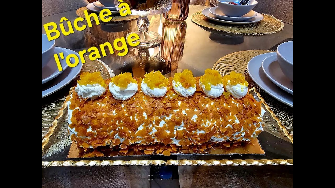 حلوة رأس السنة(رولي سويس بالبرتقال)B&ucirc;ches aux oranges