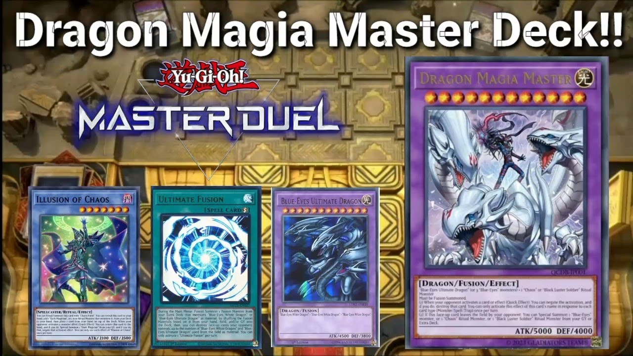 Dragon Magia Master! - Dark Magician Deck!! | Yu-Gi-Oh Master Duel