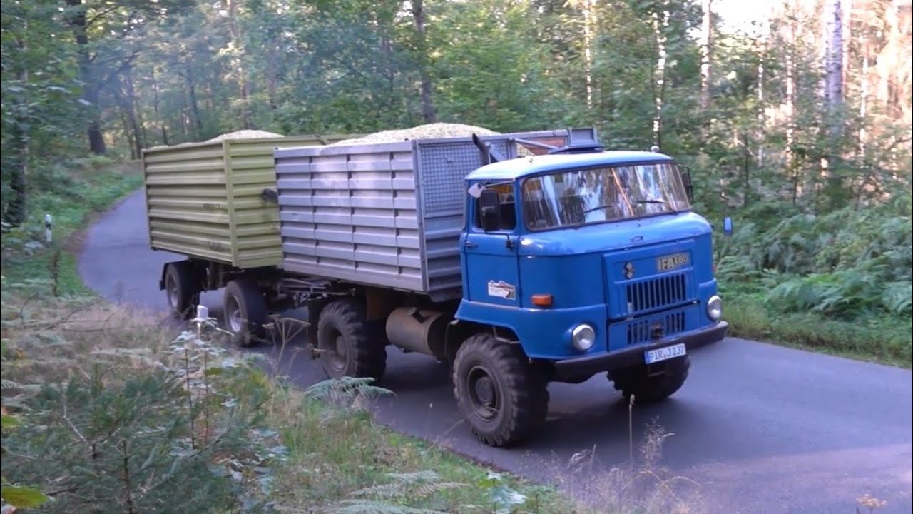 IFA L60 Vollgas beim Maistransport
