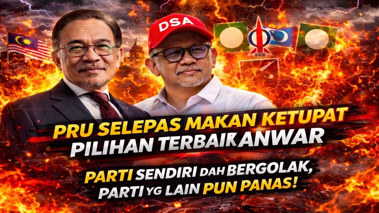 PRU selepas makan ketupat pilihan terbaik Anwar, parti sendiri dah bergolak, parti yg lain pun panas