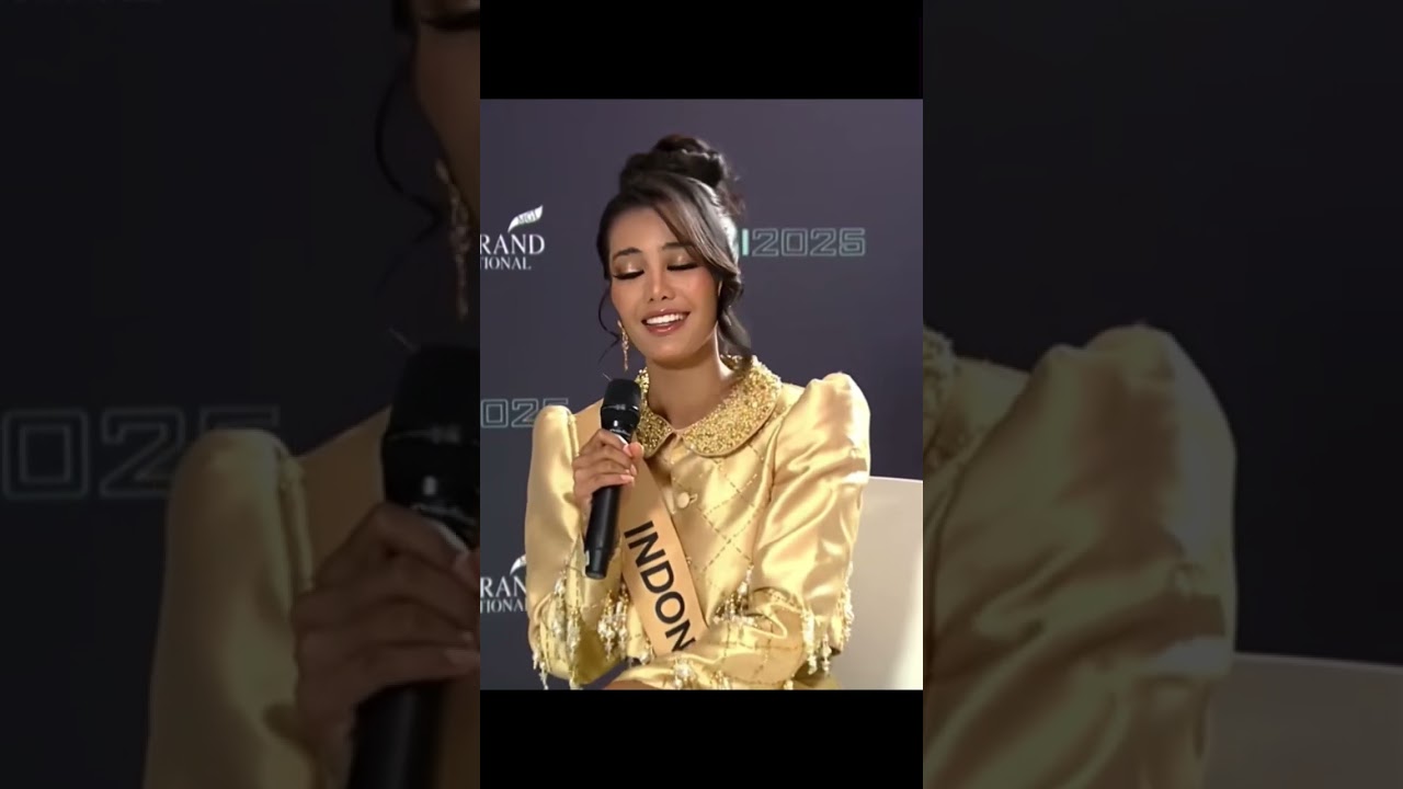 Deep Interview Vina Sitorus Miss Grand Indonesia 2025 #missgrandinternational2025 #missgrand #shorts