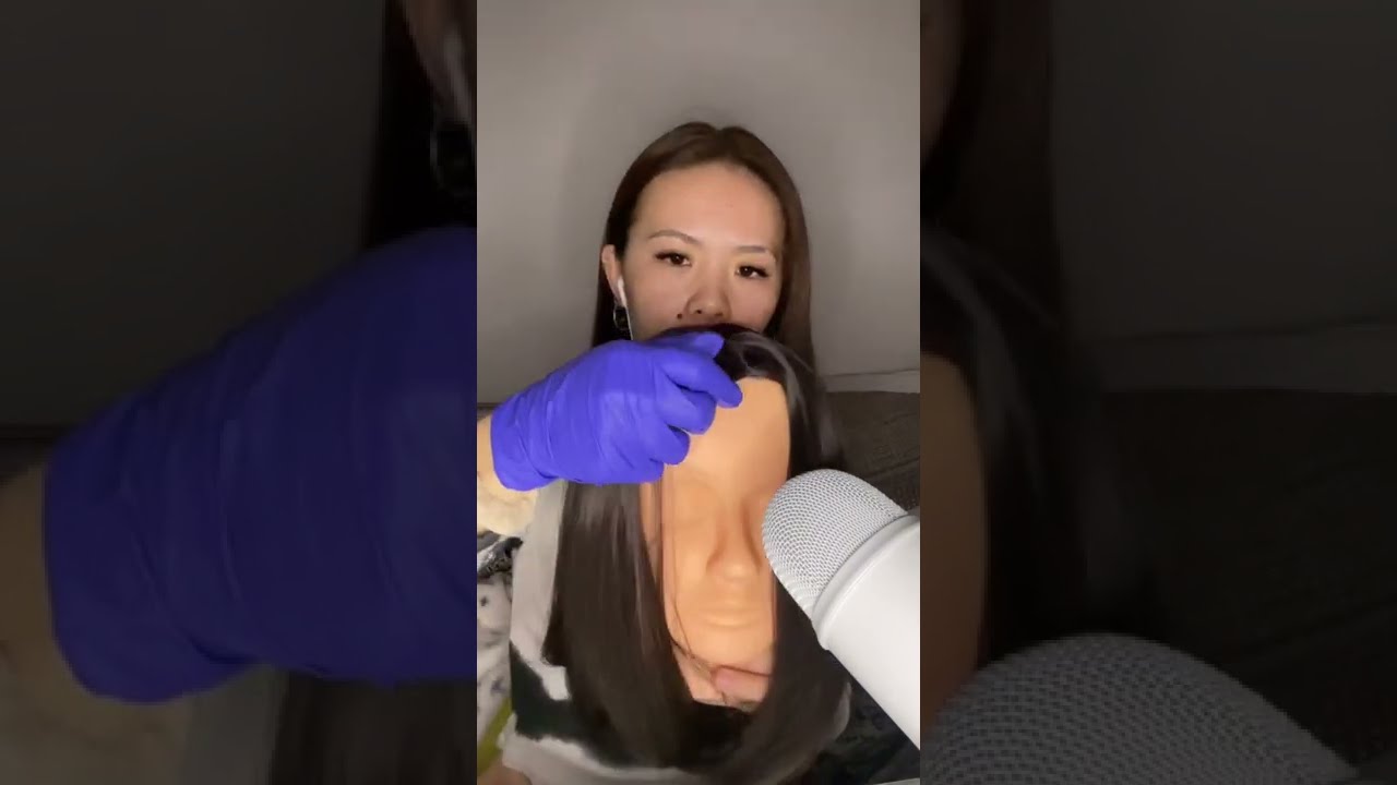 ASMR examen y masaje capilar 🤫