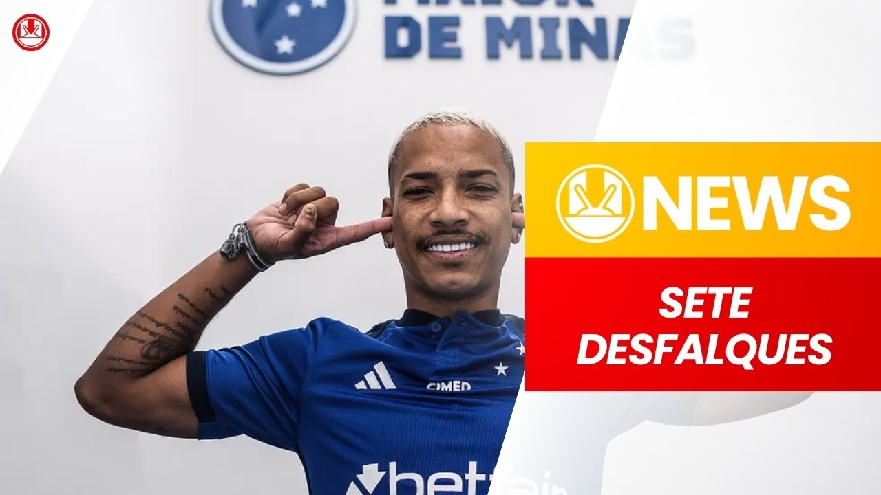 CRUZEIRO TERÁ SETE DESFALQUES NA QUARTA-FEIRA! SAIBA QUEM SÃO!