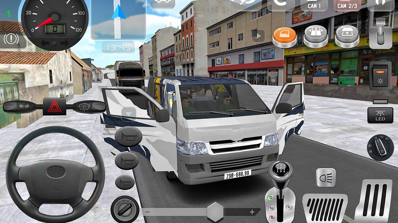 New High Speed Toyota Hiace - Realistic Vietnam Countryside Simulator - Bus Game Android Gameplay