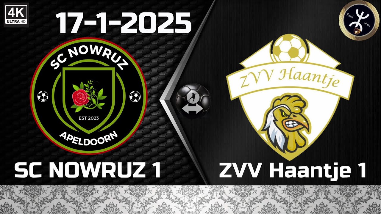SC NOWRUZ 1 -  ZVV Haantje 1     (17-1-2025)