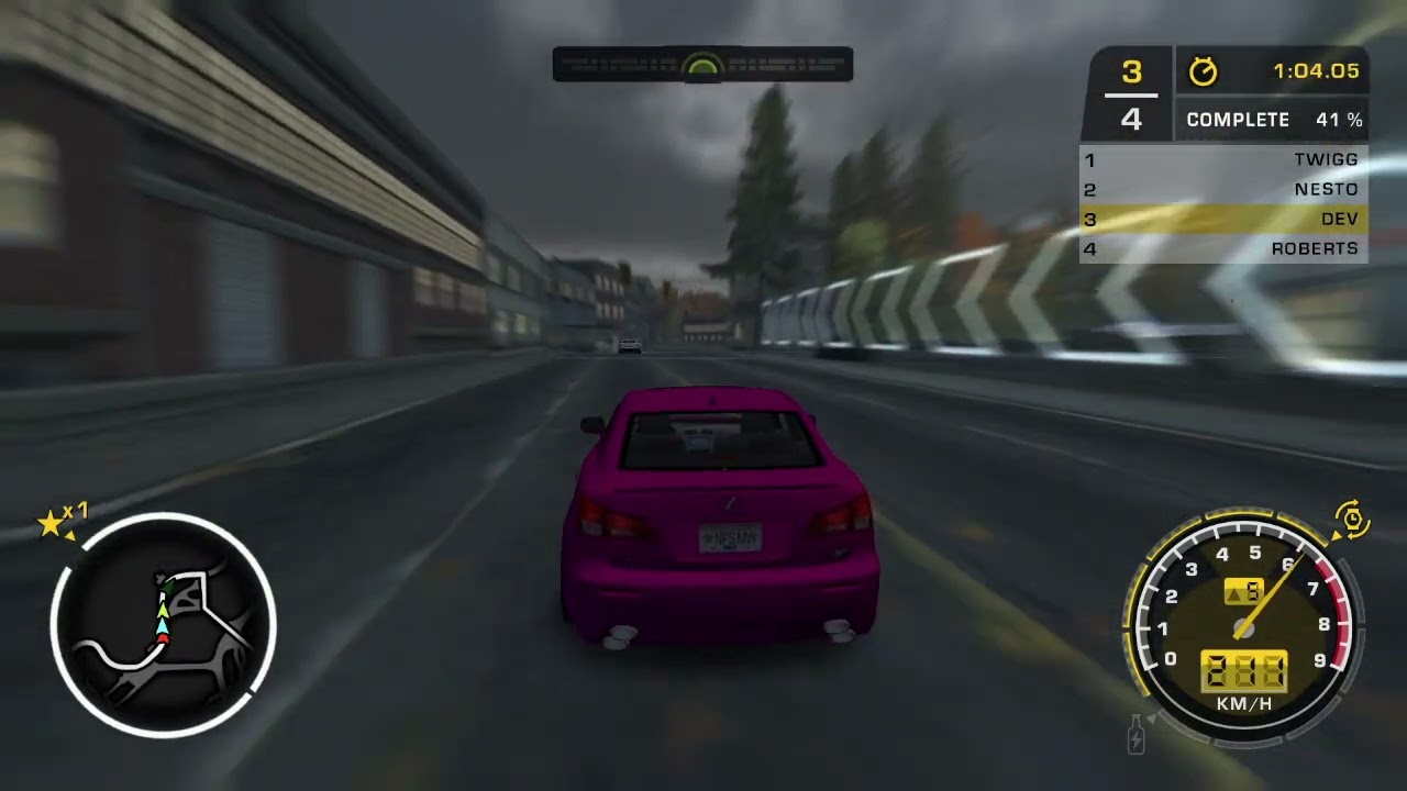 Driving The Lexus ISF V8 In Need For Speed Most Wanted Ultimate Edition