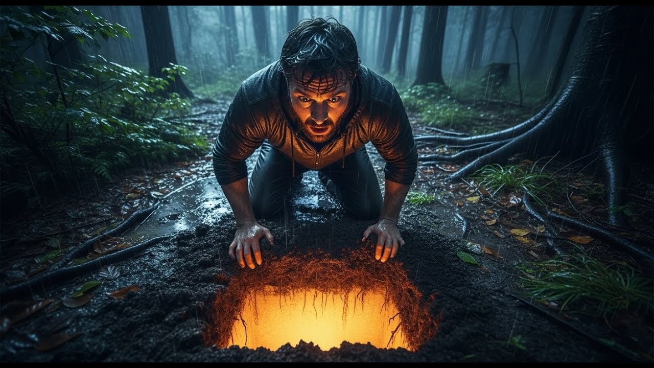 A Hidden Underground Room Appeared After the Rain… What He Found Changed Everything 🌧️🌲