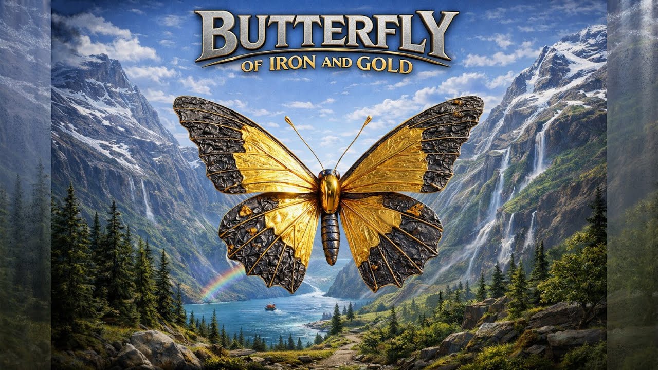 BUTTERFLY OF IRON AND GOLD // MARLU