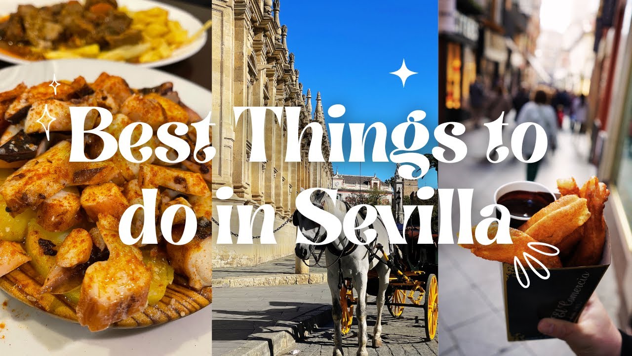 Top Things to do in Seville 💘 Christmas Lights, Coffee Shop, Local Restaurant, Ocean Views