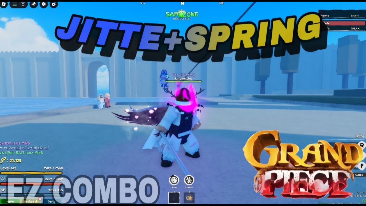 (GPO)EASIEST Spring + Jitte Combo That DESTROYS Everyone 😈🔥