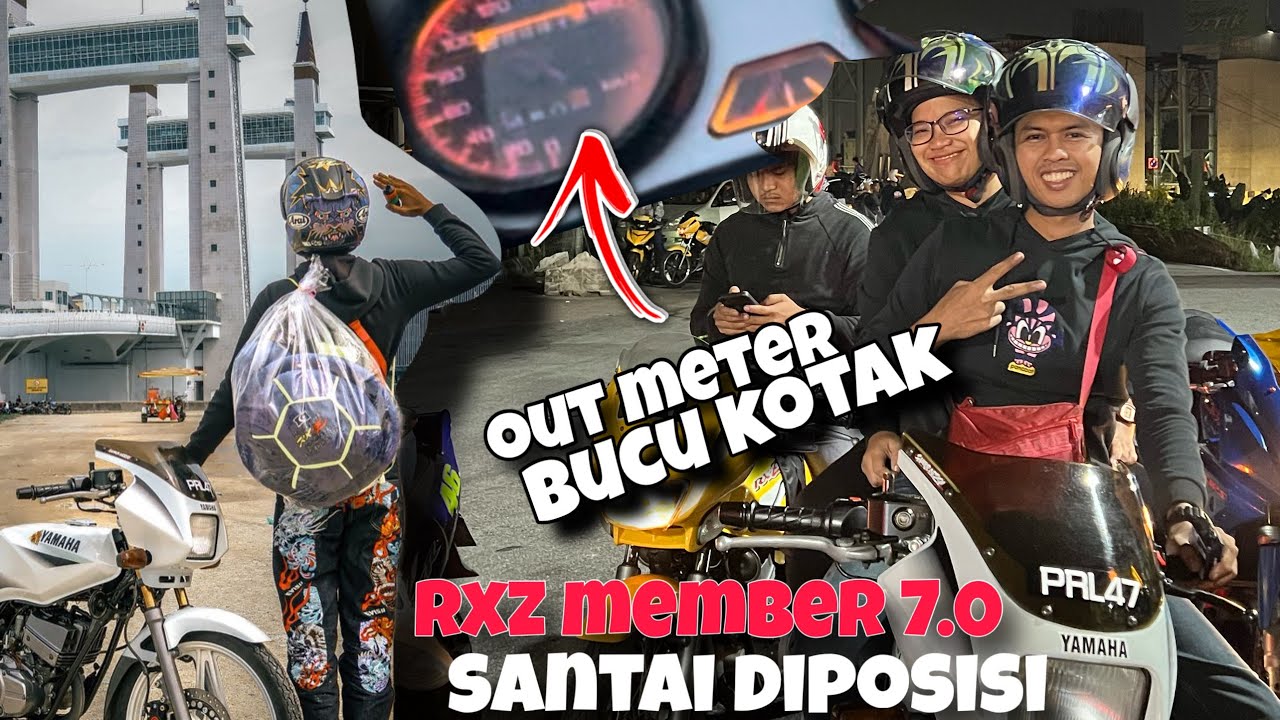 RXZ 7.0 - NAIK DOUBLE PON BOLEH JALAN LAGI MOTO NI🤫KAWAN IKAT M4T!‼️RIDE VLOG2025