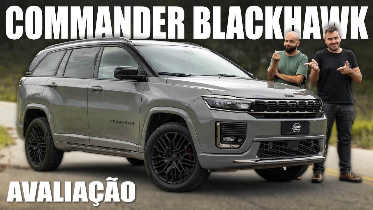 O SUV DE 7 LUGARES DE R$ 330 MIL: JEEP COMMANDER BLACKHAWK 2026 VALE A PENA?