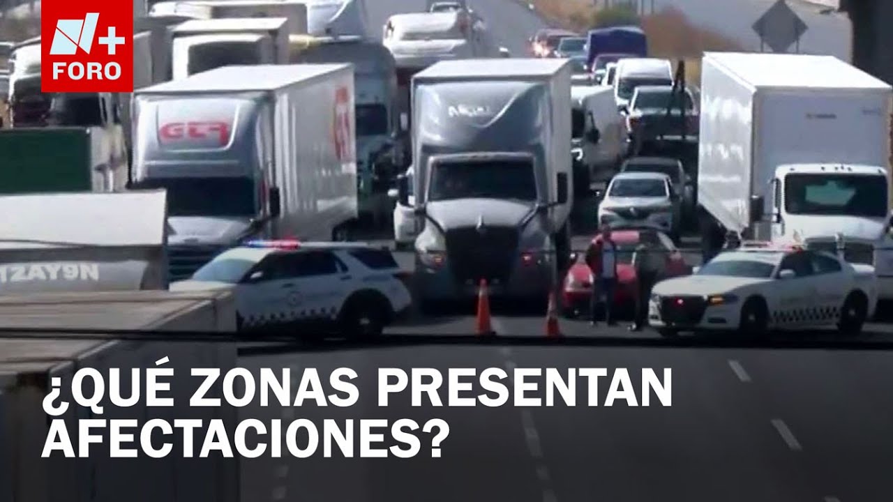 Carreteras afectadas por megabloqueo de agricultores y transportistas - Expreso de la Mañana