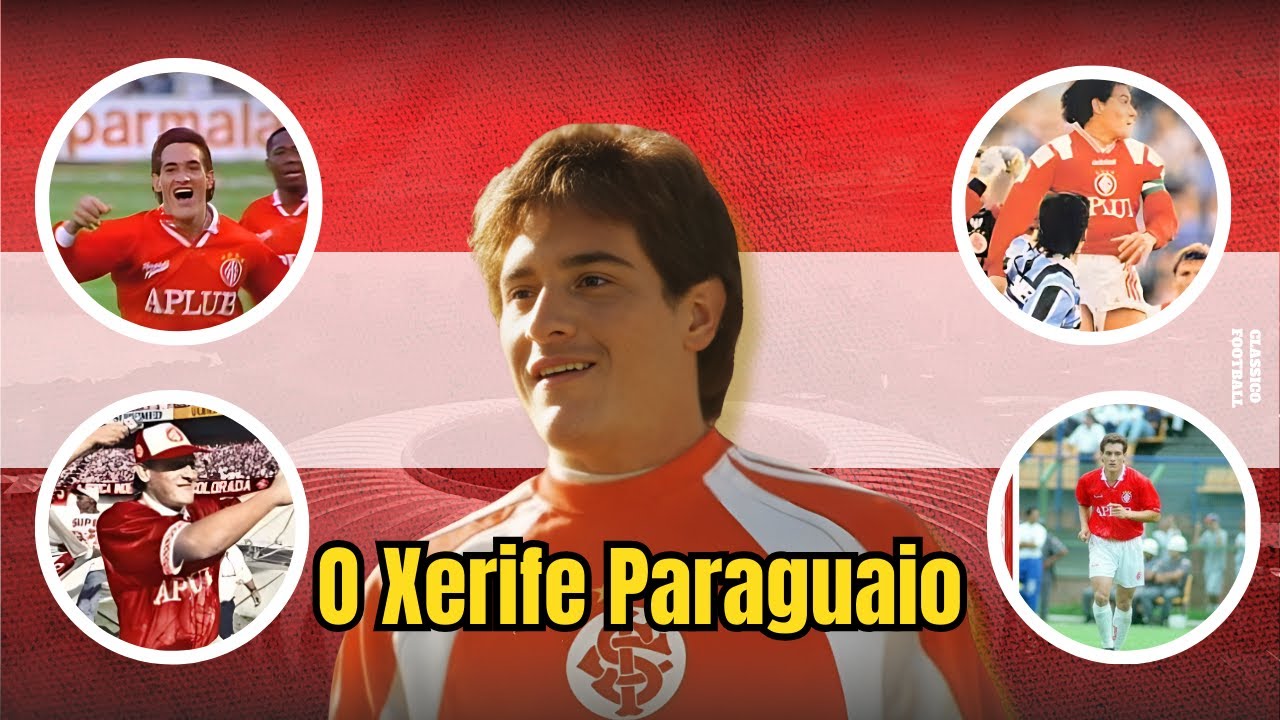 CARLOS GAMARRA O LENDÁRIO ZAGUEIRO PARAGUAIO PELO INTERNACIONAL (1995-1997)