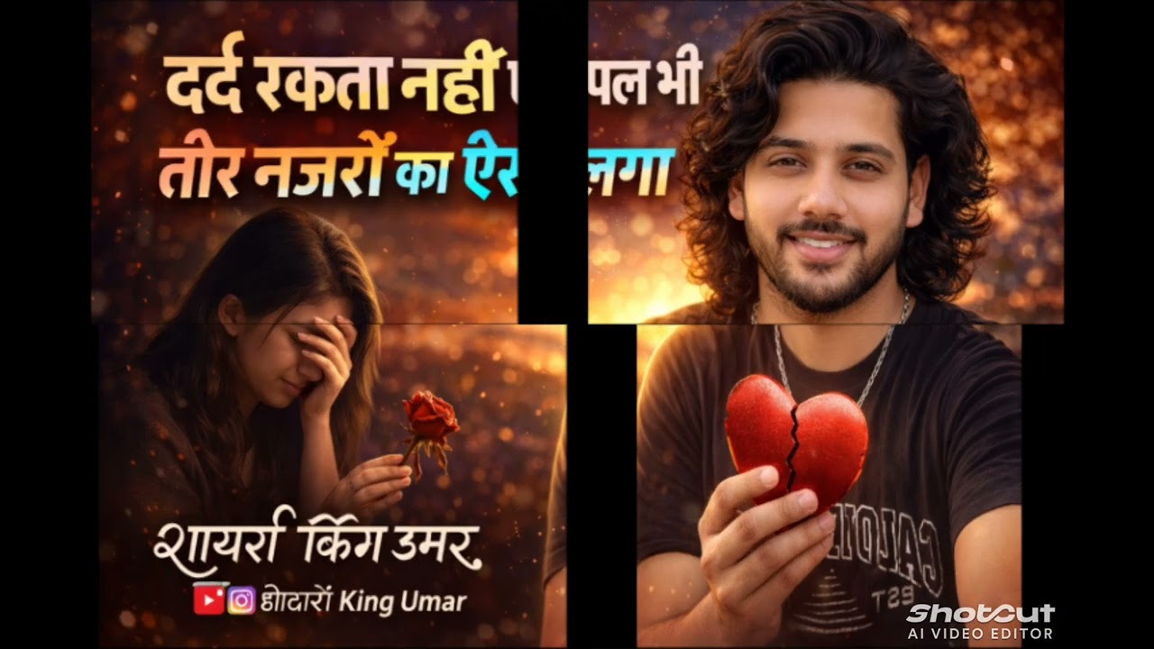 #sayarikingumar dard rukta nahi ak pal bhi #sadsayri mix #sad gajal song #viral song 🙅🏼‍♀️👨🙅🏼