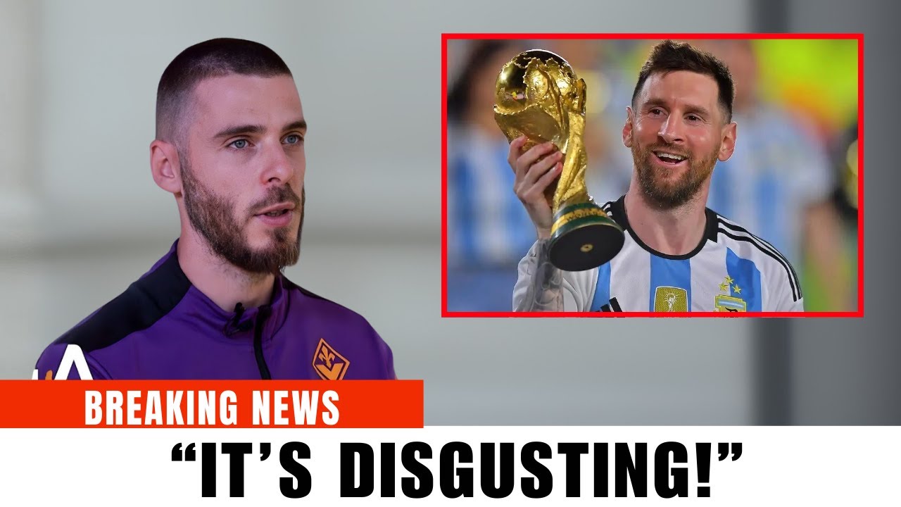 De Gea admits the shocking truth about Messi: “Stopping him is completely different from Ronaldo.”