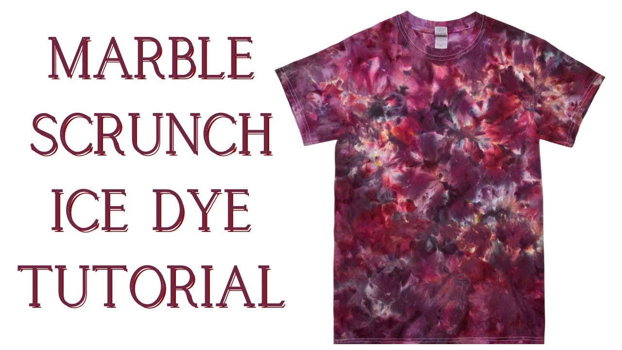 Tie-Dye Pattern: Marble Scrunch DUI (DYE UNDER ICE)