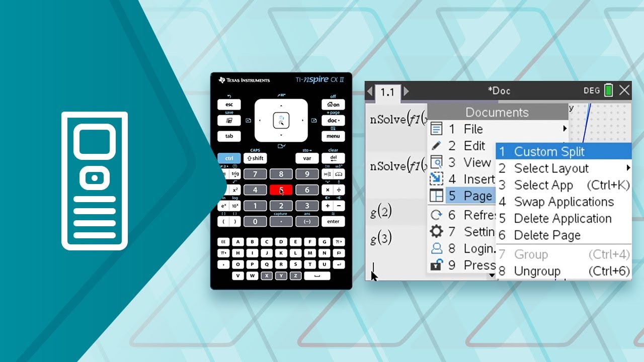 Shortcuts and Editing Tips on the TI-Nspire CX II Graphing Calculator