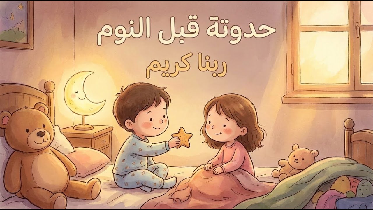 🌙 حدوتة قبل النوم | ربنا كريم – قصة دينية للأطفال