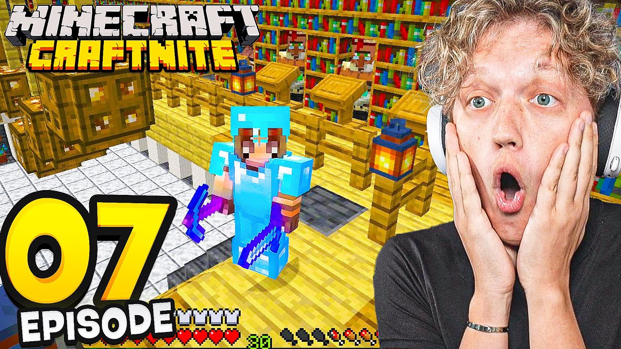 Craftnite 2: Episode 7 - BEST ENCHANTMENTS UNLOCKED! (insane)