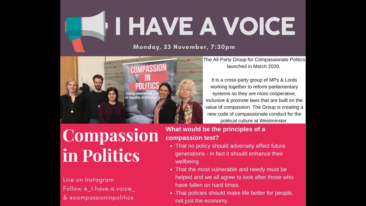 Matt Hawkins, Compassion in Politics
