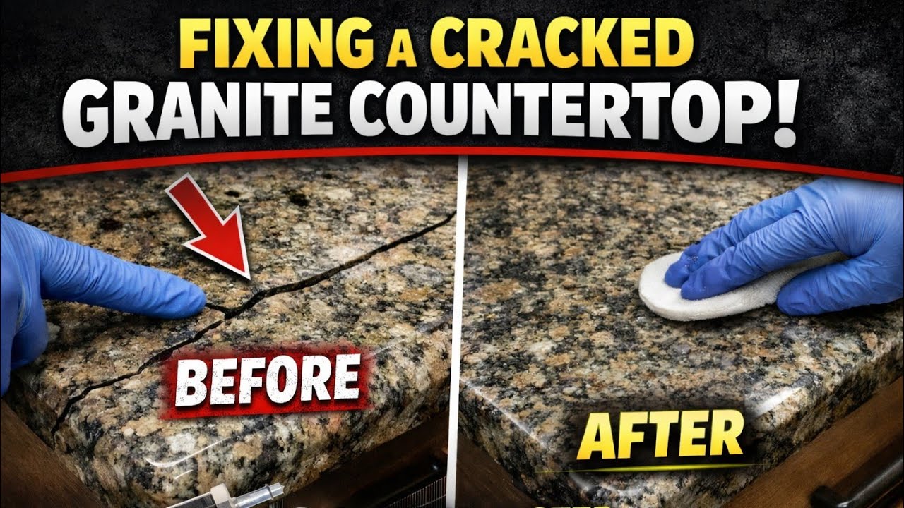How I Repaired a Cracked Granite Countertop (Step-by-Step DIY Fix)