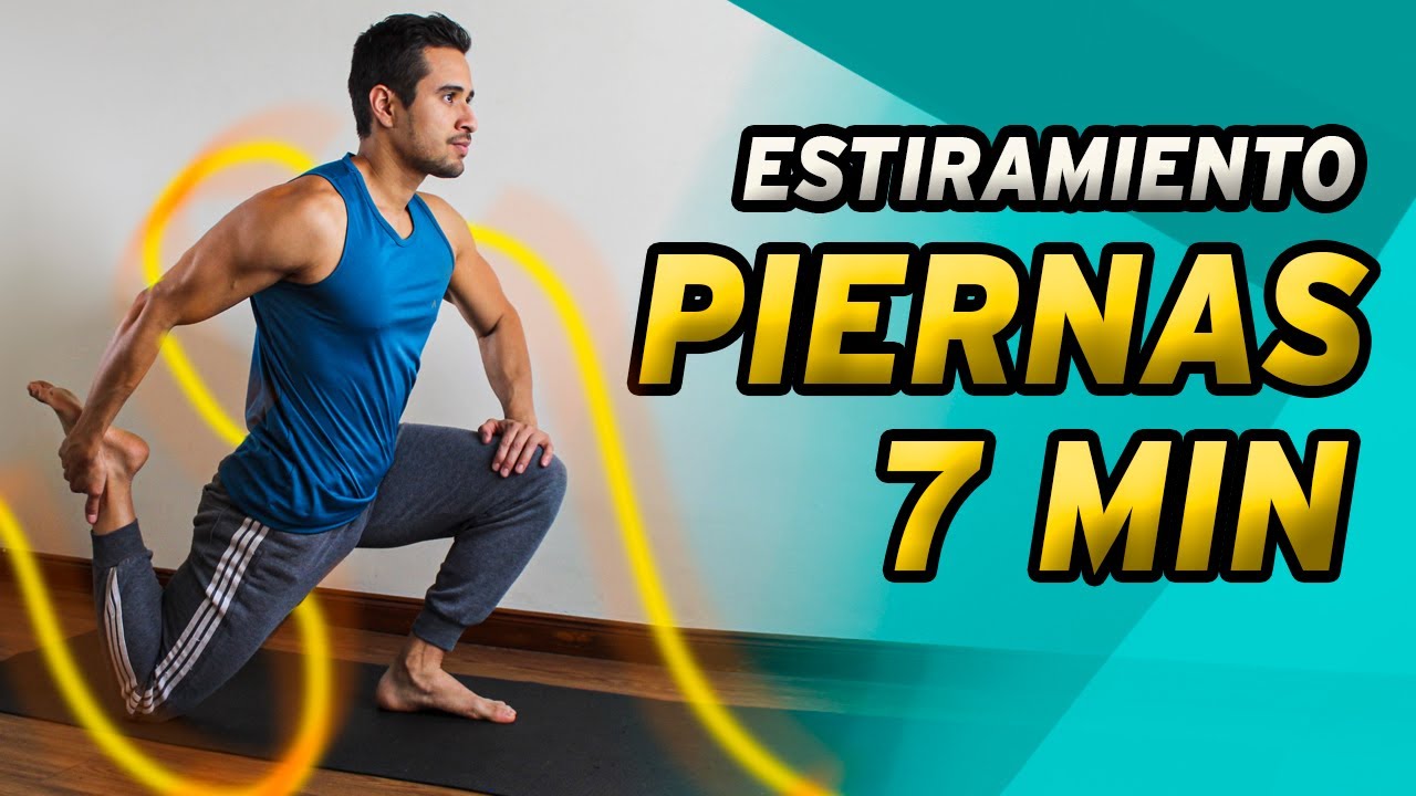 🙌Rutina de ESTIRAMIENTO TREN INFERIOR - 7 MINUTOS DE FLEXIBILIDAD