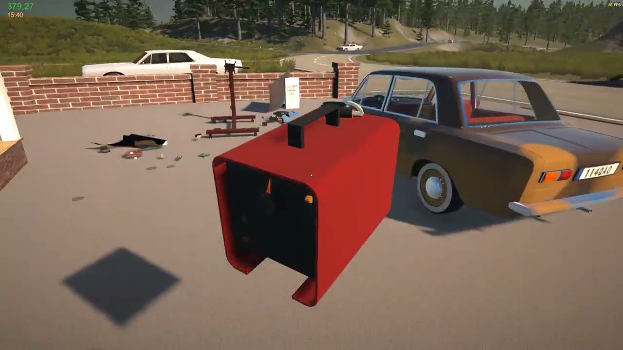 играю в My Garage делаю копейку после дтп