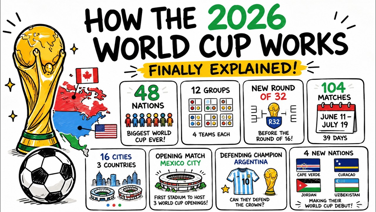 HOW THE 2026 WORLD CUP WORKS &mdash; FINALLY EXPLAINED