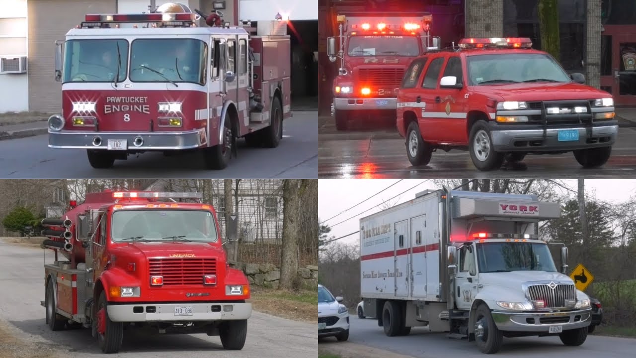Fire Trucks Responding Compilation #15: Old, Rare, & Weird