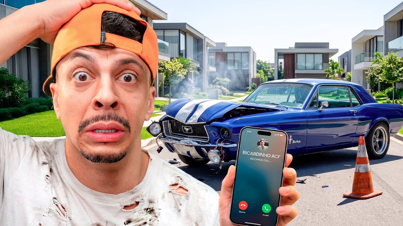 MEU MUSTANG QUEBROU E O RICARDINHO ACF ME SOCORREU!! (GRAVE 🚨😭)