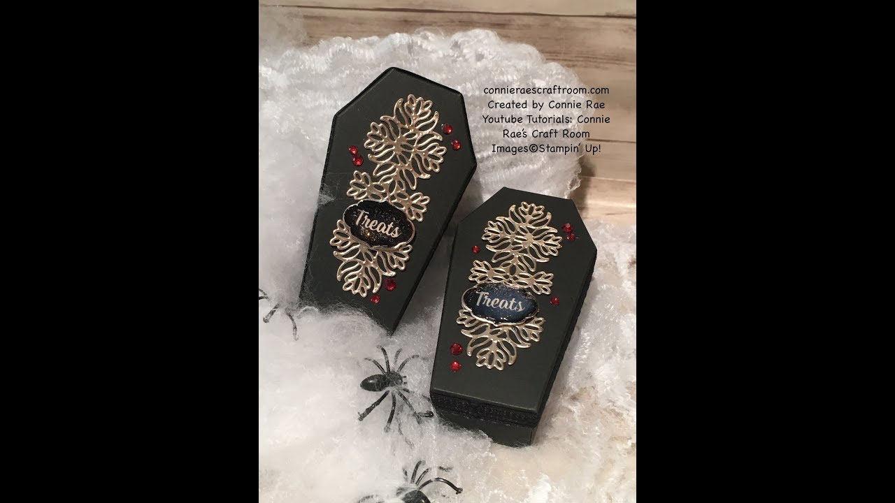 Stampin' Up! with Connie-Rae: Coffin Treat Boxes Adorable