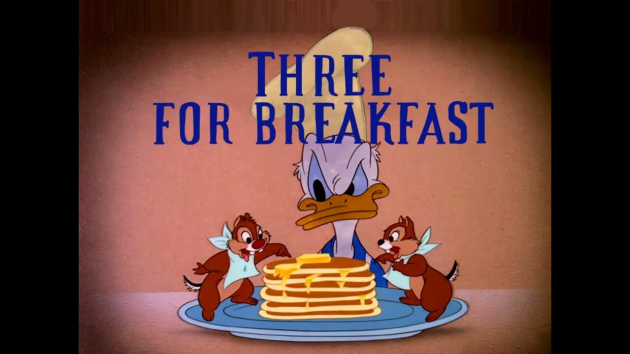 Donald Duck - Three for Breakfast (1948) - RKO Titles