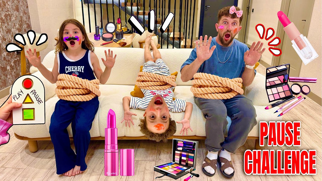 KUZEY ELİF PLAY PAUSE CHALLENGE ‼️ 24 SAAT KIŞKIRTMA ?!