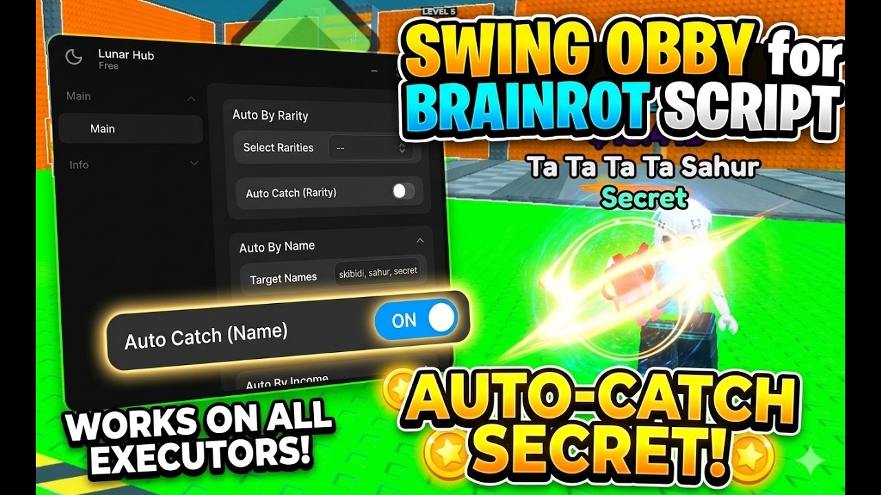 swing obby for brainrot script
