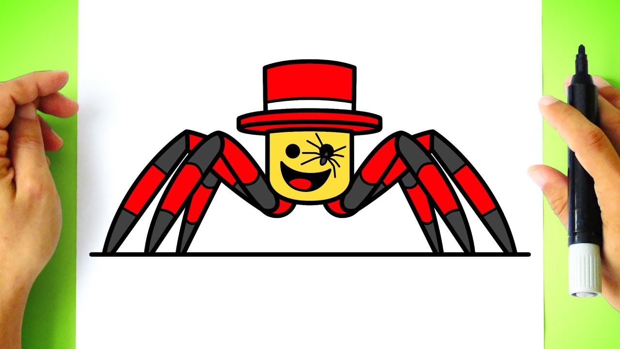 Como DESENHAR o SAMMYINI SPIDERINI - Cómo DIBUJAR a SAMMYNI SPYDERINI - Steal a Brainrot - Roblox