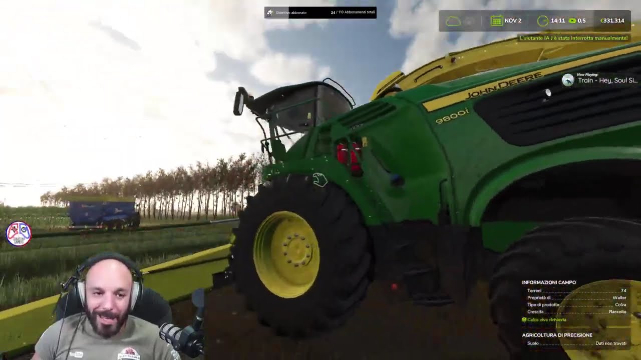 05 - POLESINE TRINCIAMO MAIS CON LA JOHN DEERE 9800  | FS 25 ITA